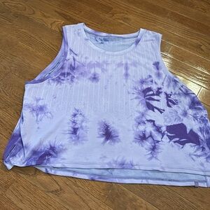 Lululemon Athletica Lavender Tie-Dye Tank Top